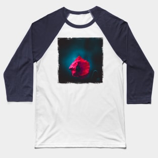 Night Poppy Baseball T-Shirt